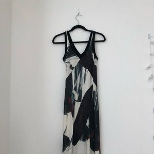 DKNY printed maxi dress